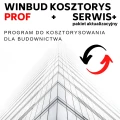 Program do kosztorysowania WINBUD Kosztorys Prof + Serwis Plus