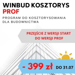 WINBUD Kosztorys Prof - dla Użytkowników WINBUD Kosztorys Start