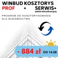 Program do kosztorysowania WINBUD Kosztorys Prof + Serwis Plus