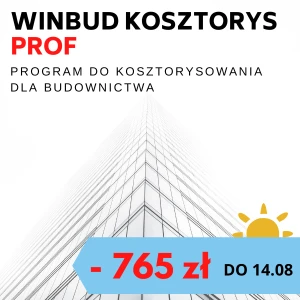 Program do kosztorysowania WINBUD Kosztorys Prof 