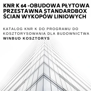 KNR K-64 Obudowa płytowa przestawna STANDARDBOX ścian wykopów liniowych (
