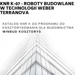 KNR K-07 Roboty budowlane w technologii weber terranova