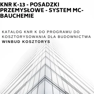 KNR K-13 Posadzki przemysłowe - system MC-Bauchemie 