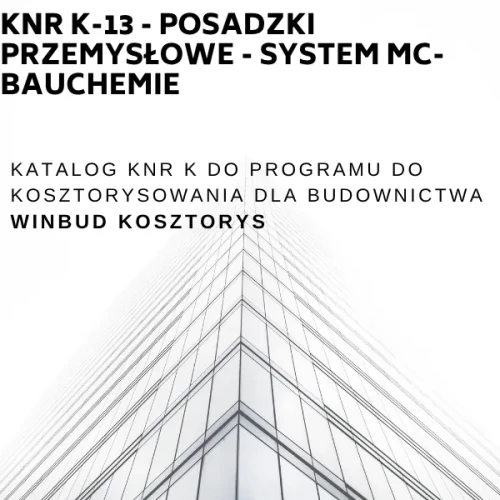 KNR K-13 Posadzki przemysłowe - system MC-Bauchemie
