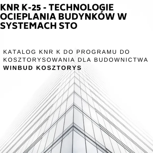 KNR K-25 Technologie ocieplania budynków w systemach St