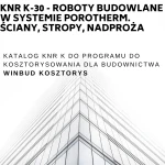 KNR K-30 Roboty budowlane w systemie Porotherm