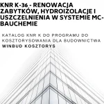 KNR K-36 Renowacja zabytków, hydroizolacje i uszczelnienia w systemie MC-Bauchemie 