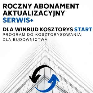 Roczny abonament aktualizacyjny SERWIS+ dla WINBUD Kosztorys Start od wersji 2025.10