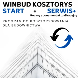 WINBUD Start + Roczny abonament aktualizacyjny SERWIS+