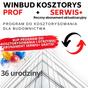 Pakiet WINBUD Kosztorys PROF + SERWIS+