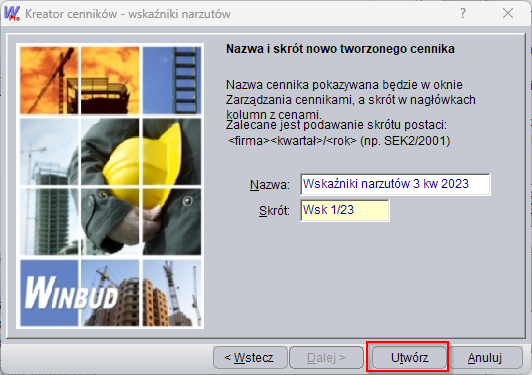Import narzutów