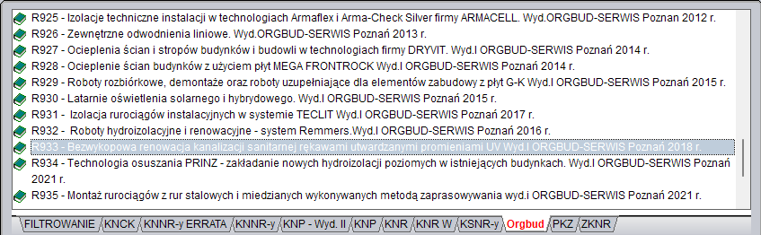 KNR 9-33 Orgbud 