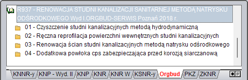 KNR 9-37 Orgbud 