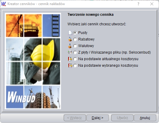 kreator cenników RMS